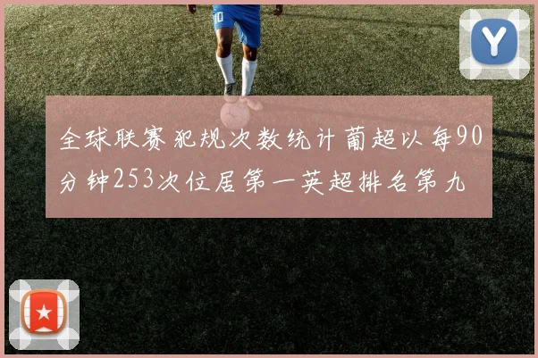 全球联赛犯规次数统计葡超以每90分钟253次位居第一英超排名第九